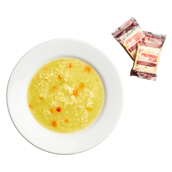 Soupe poulet et nouilles